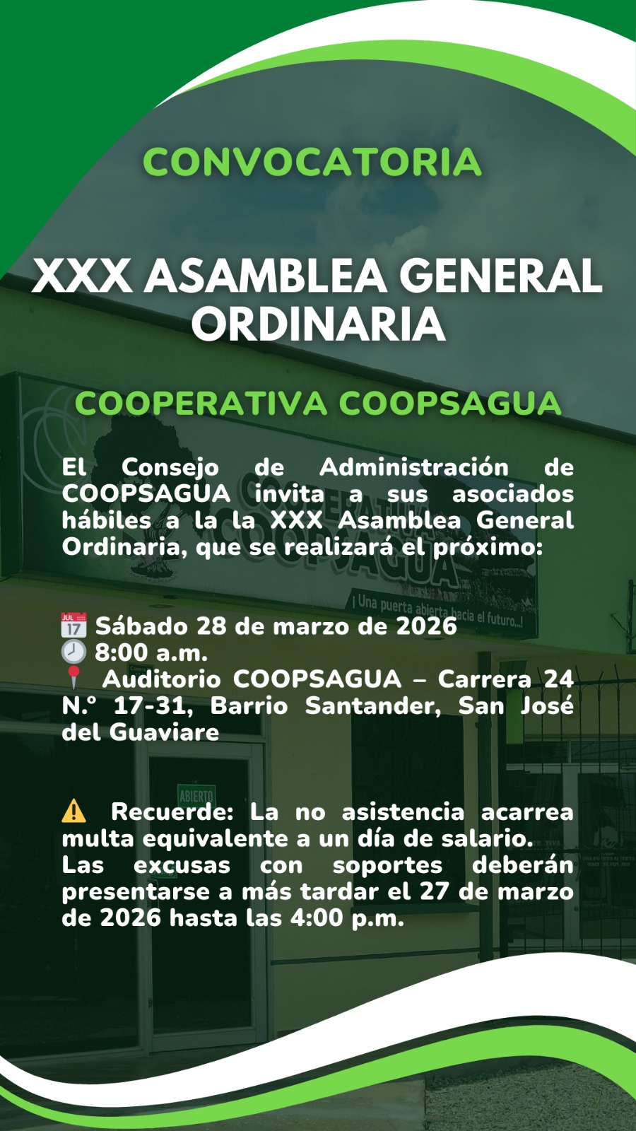 Convocatoria Asamblea